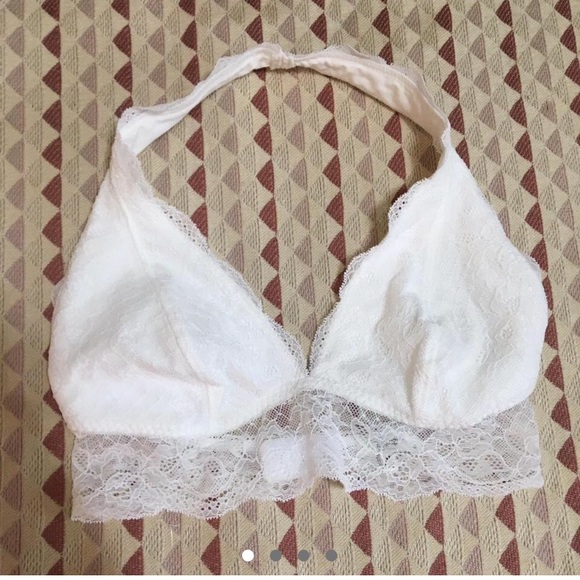 NWTs Abercrombie & Fitch White Lace Bralette - Picture 4 of 7